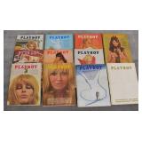 11 Playboy Magazines (1969)