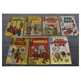 7 Harvey SAD SACK Comic Books (60