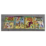 4 Harvey SAD SACK Comic Books (90