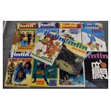 10 French Tintin Magazines (1965-1972)