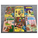 6 Harvey SAD SACK Comic Books (60