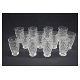12 Federal Glass YORKTOWN COLONIAL Tumblers