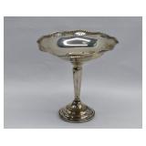 Weighted Sterling Silver Footed Compote