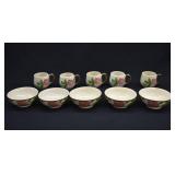 10-pc Franciscan DESERT ROSE Cup & Cereal Set