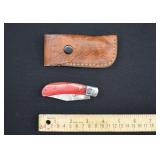 Custom Damascus Steel Pocket Knife