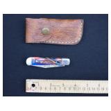 Custom Damascus Steel Pocket Knife