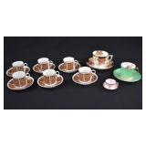 Assortment of Porcelain Tea Cups & Saucers