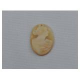 Italian Carved Antique Victorian Lady Shell Cameo