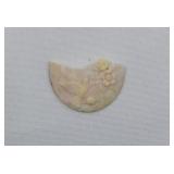 Italian Carved Victorian Lovebird Shell Cameo
