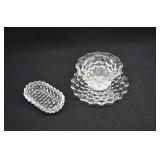 Fostoria Glass AMERICAN Mayonnaise & Olive Server