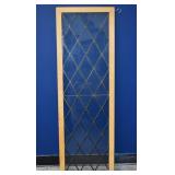 Diamond Panel Leaded Glass Window Panel