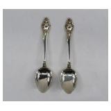 2 Reed & Barton CAMEO Sterling Silver Table Spoons