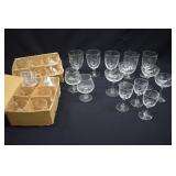 25-pc SASAKI WHEAT Stemware & Punch Cup Glasses