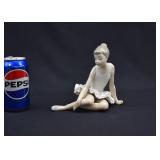 Nao Lladro Porcelain Sitting Ballerina Figurine