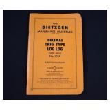 DIETZGEN Slide Rule #1732 Decimal Trig Type Log