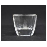 Vintage Orrefors Crsytal Lars Hellsten Angel Bowl