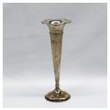 Humsen Weighted Sterling SIlver Fluted Vase