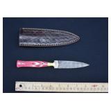Custom Damascus Steel Dagger Knife