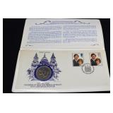 Prince Charles & Lady Diana 1 Day Cover & Coin Set