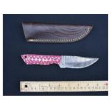 Custom Damascus Steel Hunting Knife