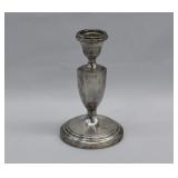 Midsize Weighted Sterling Silver Candlestick