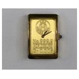 Swiss 24kt Gold Corum Ingot Watch .005 grams