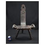 Antique Spanish "BIRTHING CHAIR"