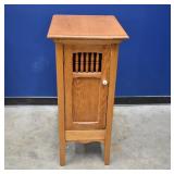 Oak ARTS & CRAFTS Period Record Cabinet