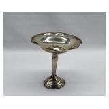 Weighted Sterling Silver Footed Compote