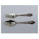 2 piece Alvin VIIVALDI Sterling Silver Serving Set