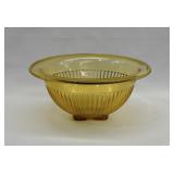 Federal Glass GOLDEN GLOW Ribbed Mixing Bowl