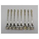 8 Alvin VIIVALDI Sterling Silver Iced Tea Spoons