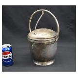 MCM KENT SILVERSMITH Hinged Lined Ice Bucket
