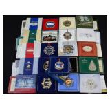 Set of 11 2000-2010 WHITEHOUSE Christmas Ornaments