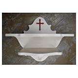 Antique Church Altar Prayer Shelf