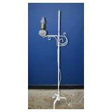 Blue Toile Lightning Rod Floor Lamp
