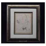 HENRI DE TOULOUSE-LAUTREC Original Pencil Drawing