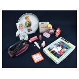 LOT- Sunny Suzy Toy Iron, Hummel Plate + More