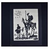 Licensed Print PABLO PICASSO "Don Quiote"