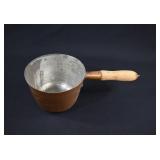 Aosta Italy Hand Hammered Tin Lined Copper Pot