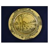 1907 Royal Doulton HOLBEIN GLAZE HAYSTACK Plate