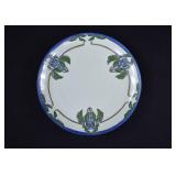 1904-27 Signed KPM Art Deco Orchid Plate