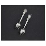 2 ROLEX LUCERNE SWITZERLAND Souvenir Spoons