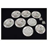 10-pc 1910 Lamberton China INDIAN TREE