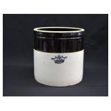 Robinson Ransbottom 3-Gal 2-tone Stoneware Crock