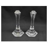 Saint-Louis France VEGA Crystal Candlesticks