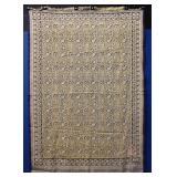 60" x 86" Hindu Lakshmi Prayer Shawl from Sholapur