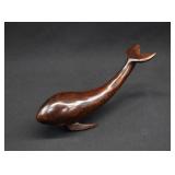 Hand Carved Ironwood Whale or Dolphin