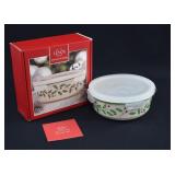 Lenox HOLIDAY Bone China Serve & Store NIB
