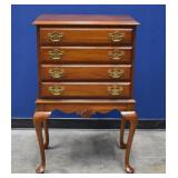 Cherry Queen Anne Style Silver Chest